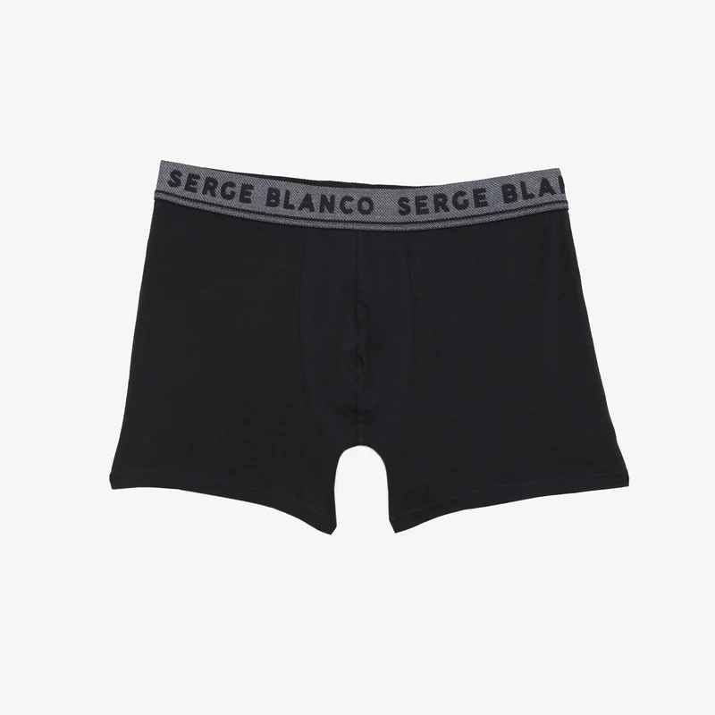Pack de 3 boxers coton stretch noir