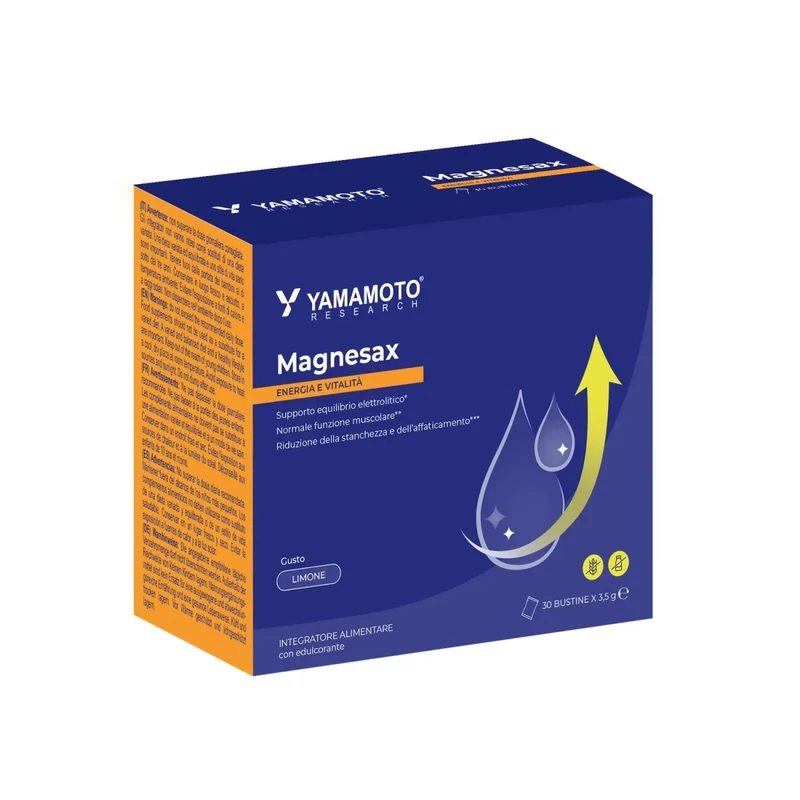 Yamamoto Magnesax 30 bustine da 3,5 grammi – Integratore di Magnesio Bisglicinato