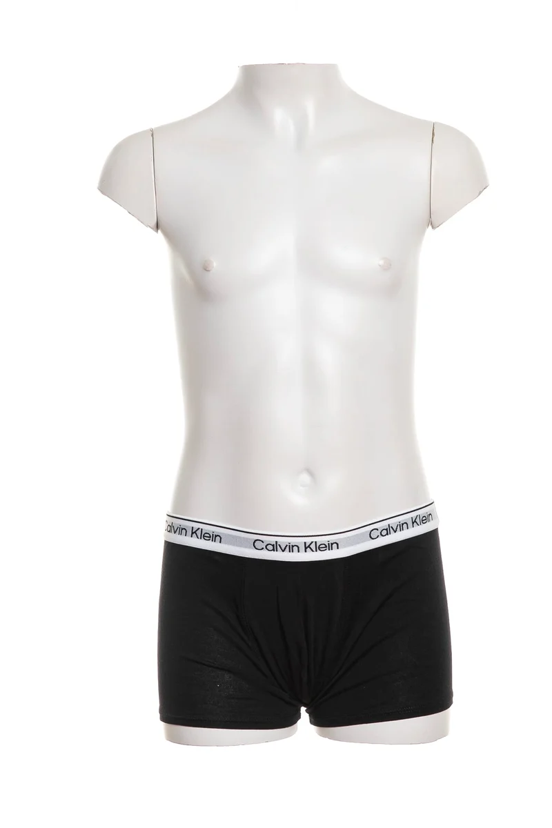 Set Boxer Calvin Klein Trunk 2 Pack Bambino Nero Cotone