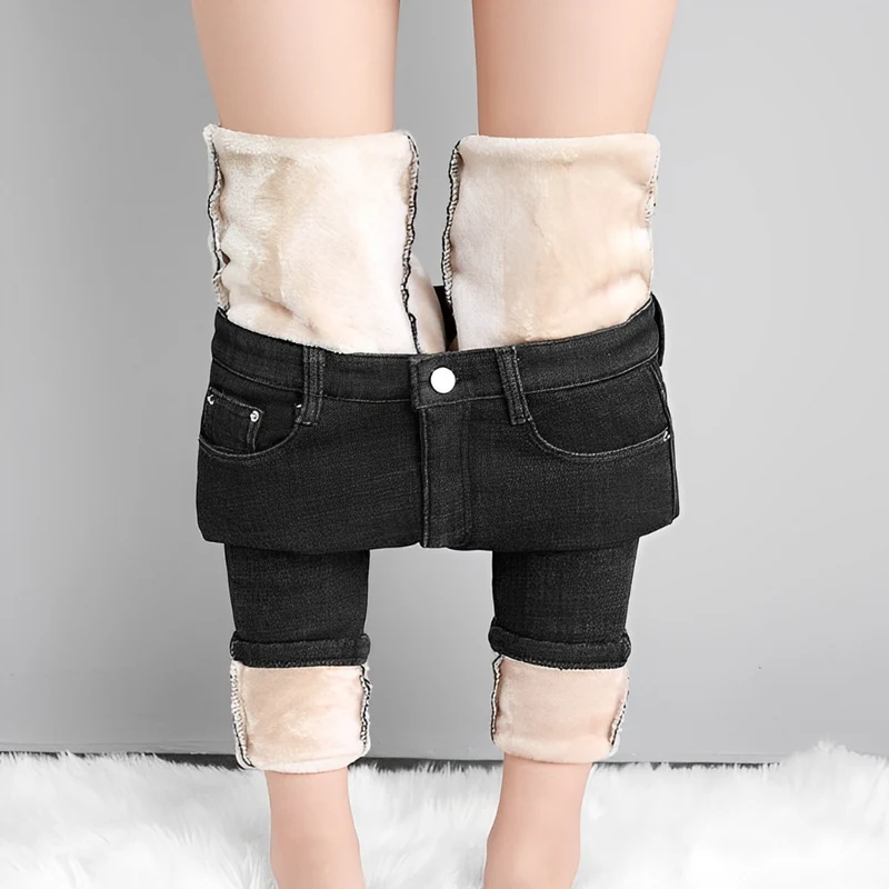 Trixie | Women's Stylish Warm Winter Fleece Jeans
