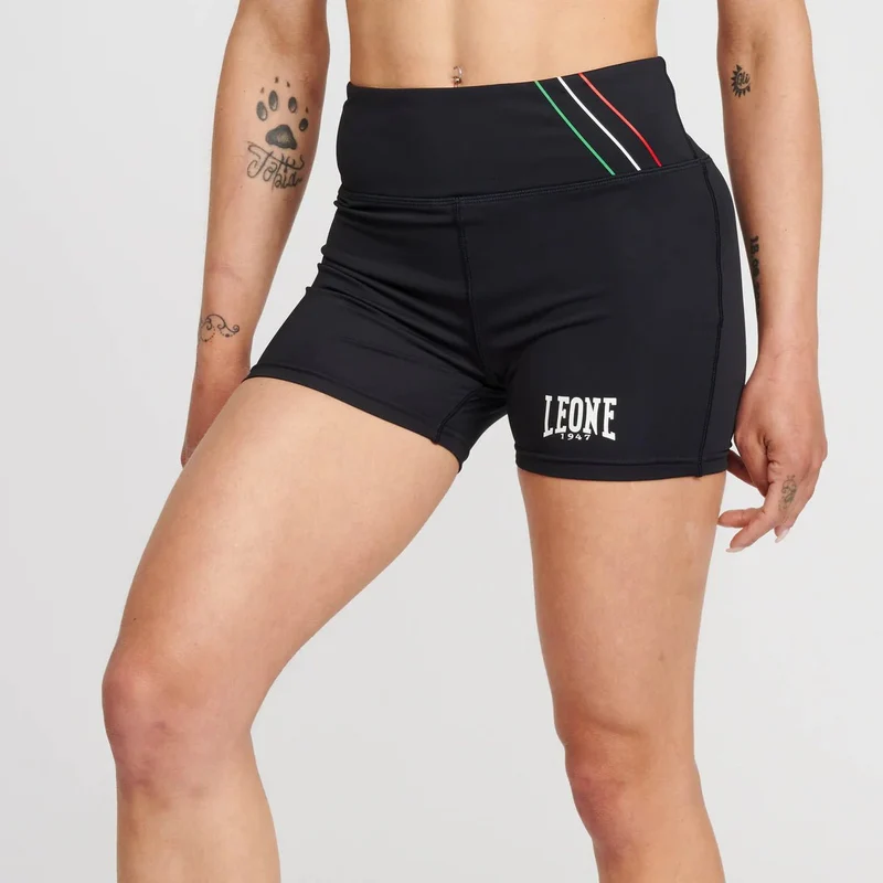 Pantaloncino Compressione Donna Leone Flag