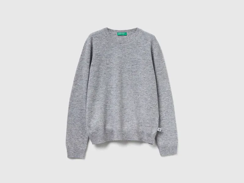 Maglia in misto lana e viscosa