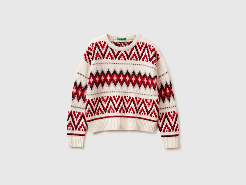 Maglione jacquard