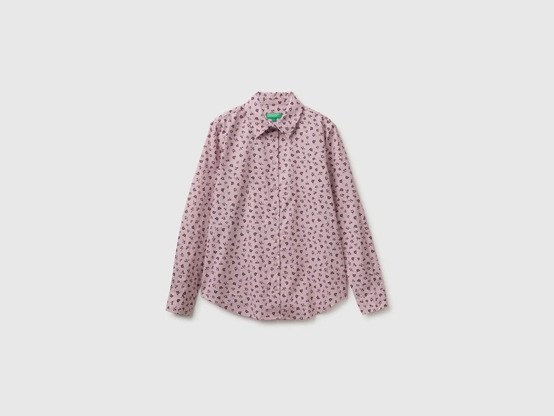 Camicia fantasia a manica lunga