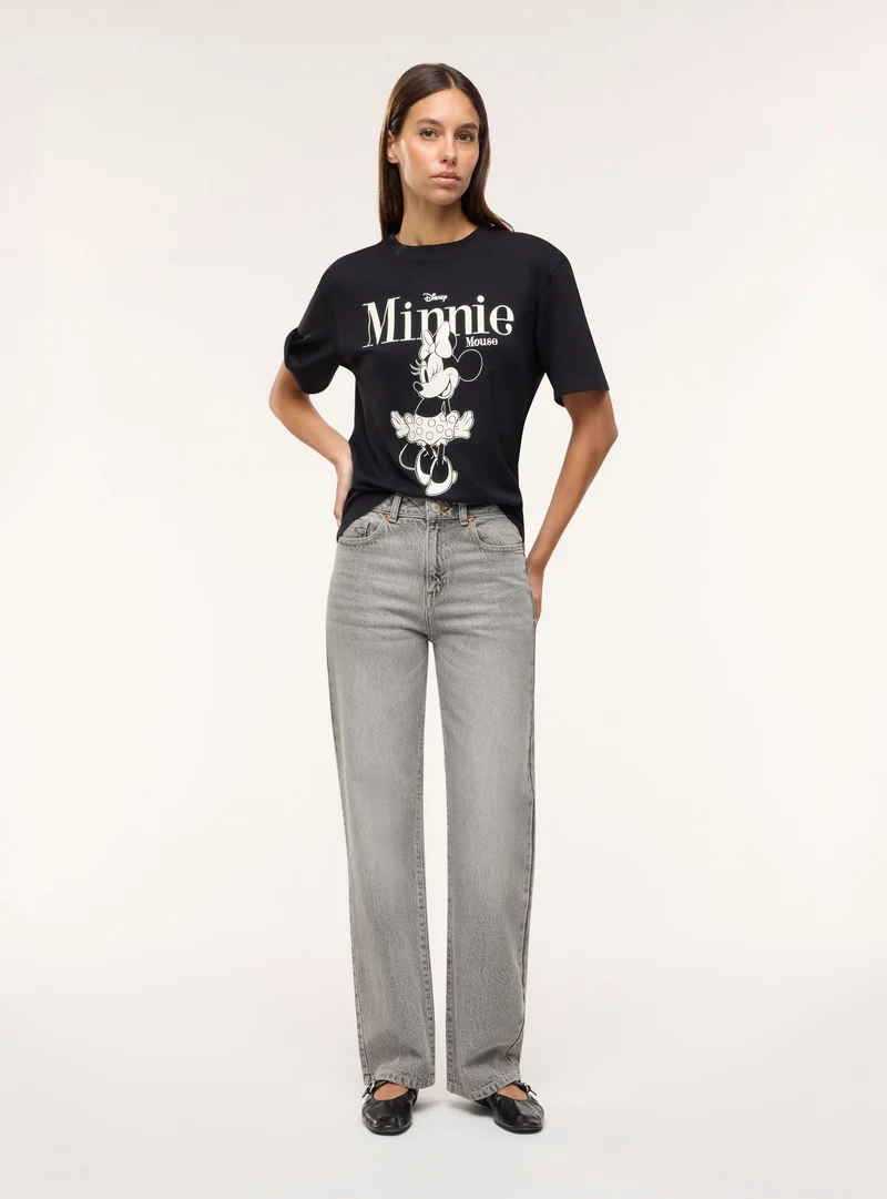 T-shirt ampia con stampa Minnie®