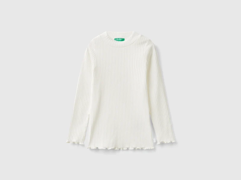 Maglietta slim fit in cotone stretch