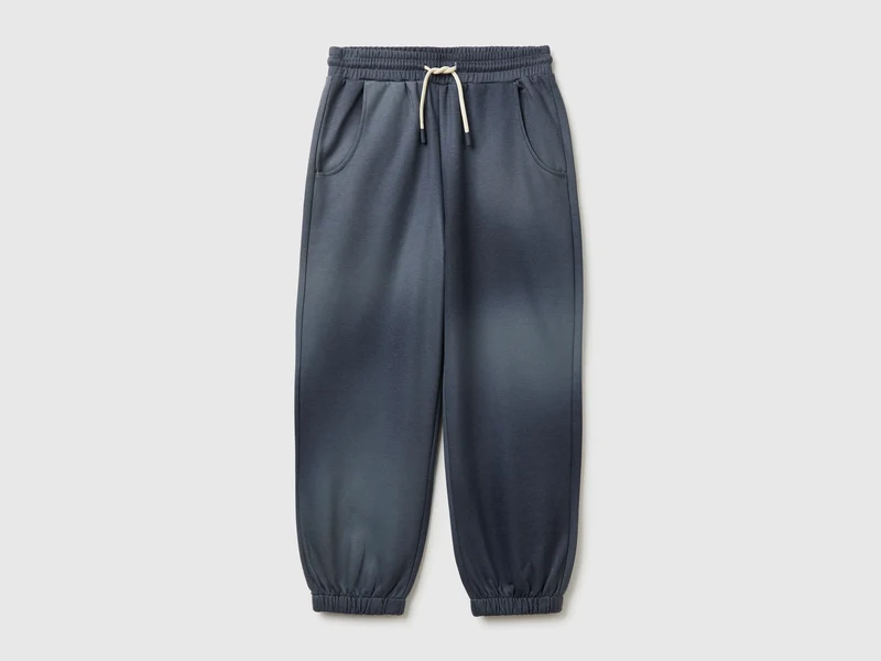 Joggers con stampa effetto sfumato