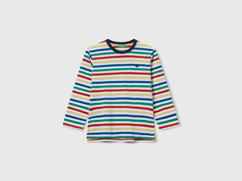 T-shirt manica lunga a righe
