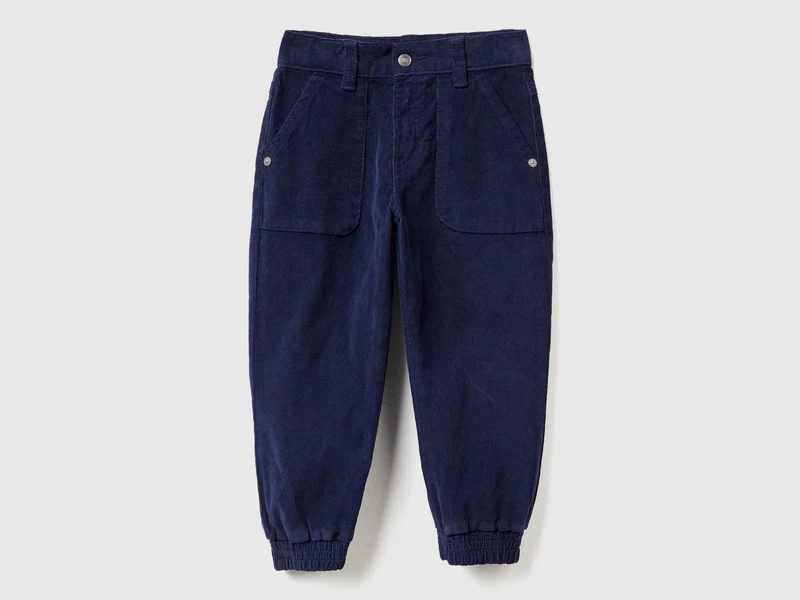 Pantaloni in velluto stretch