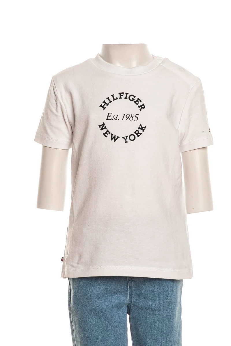 T Shirt Tommy Hilfiger Boys Graphic Tee Baby Da Bambino Bianca