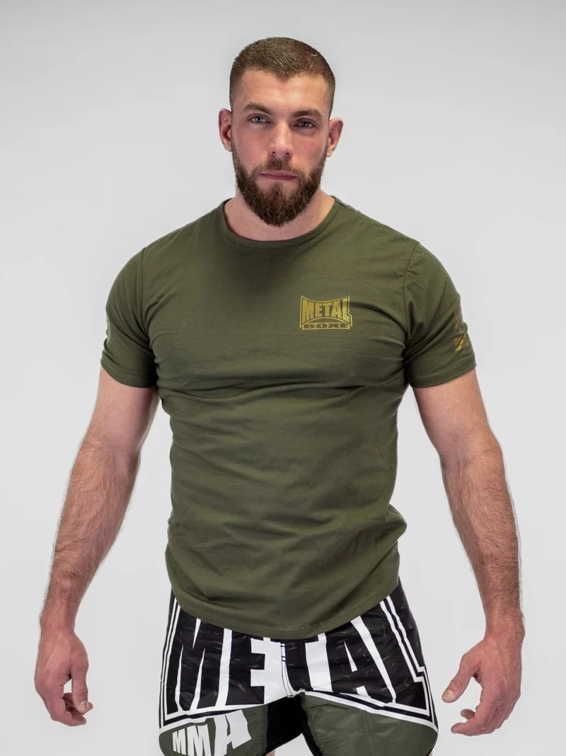 T-Shirt Metal Boxe Vintage Military