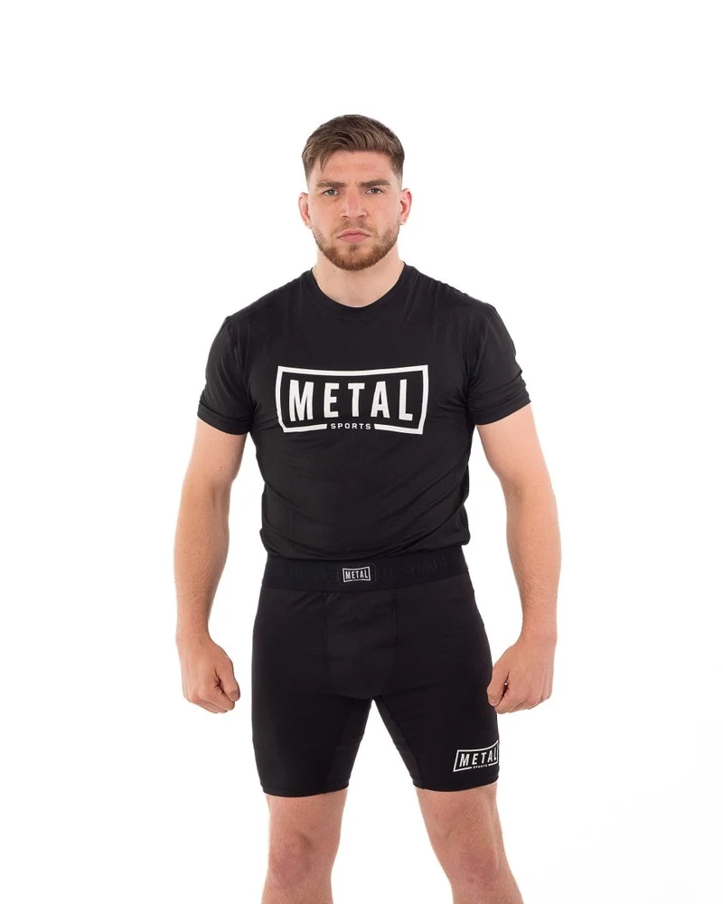 T-Shirt d'allenamento Metal Boxe Metal Sports