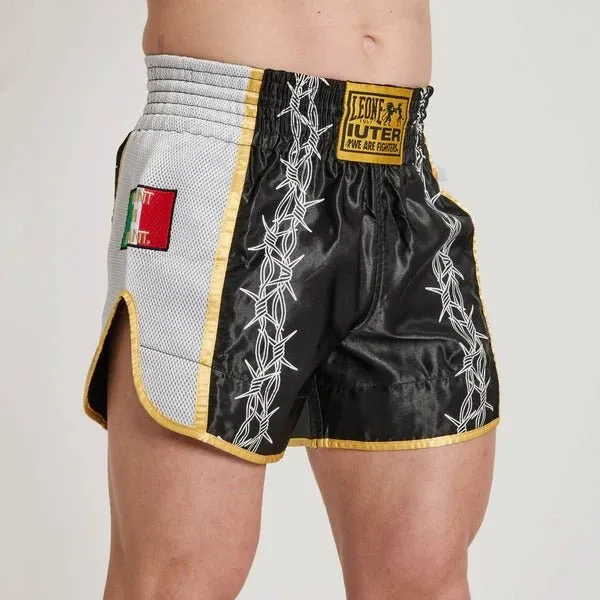 Pantaloncini Kick Thai LEONE x IUTER Barbed Wire