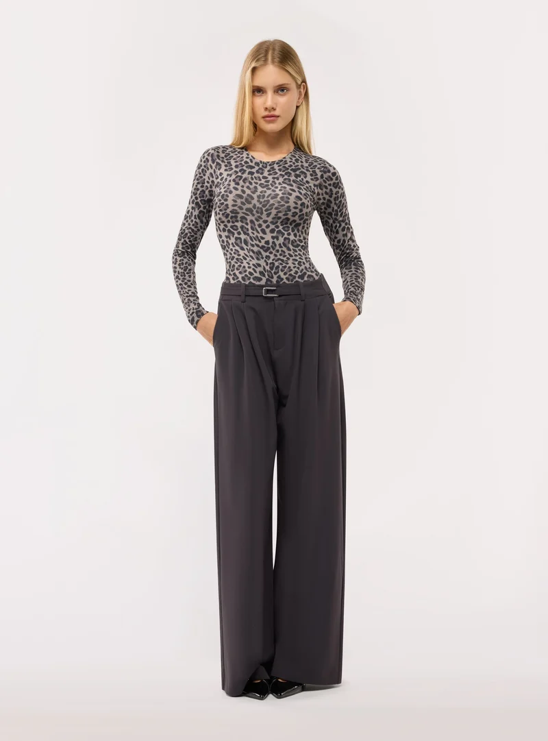 T-shirt body fantasia animalier
