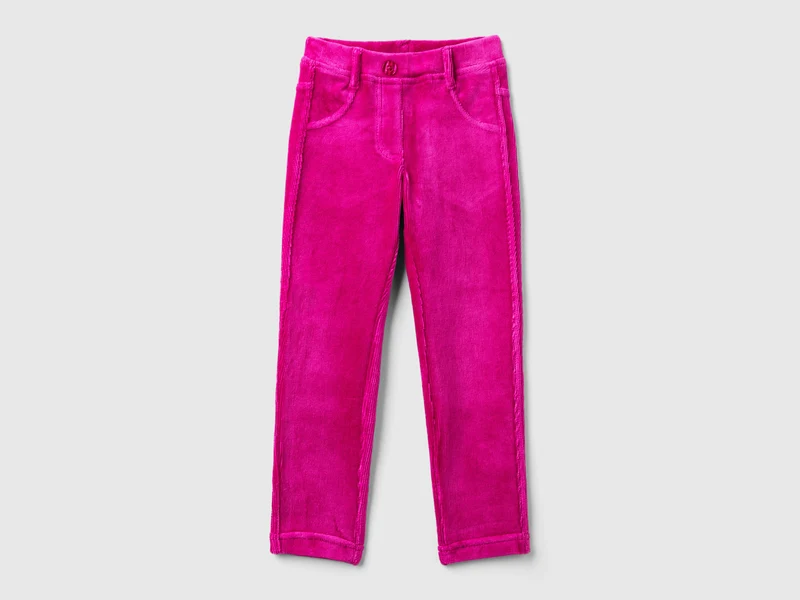 Pantaloni in ciniglia a costine