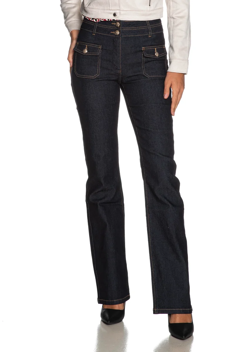.Jeans Morgan Polen4 Da Donna Denim Dark Blu