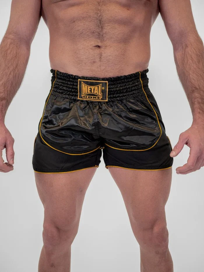 Pantaloncini Kickboxing Uomo Metal Boxe Siam | Agilità in Satin