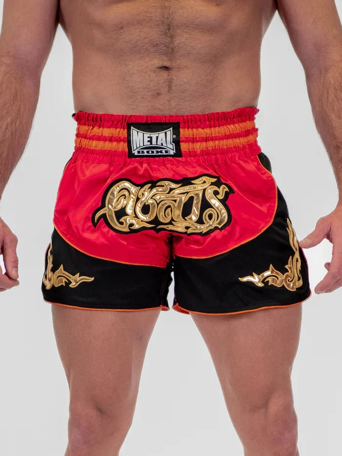 Pantaloncini Muay Thai Uomo Metal Boxe Lumpinee | Tradizione e Agilità