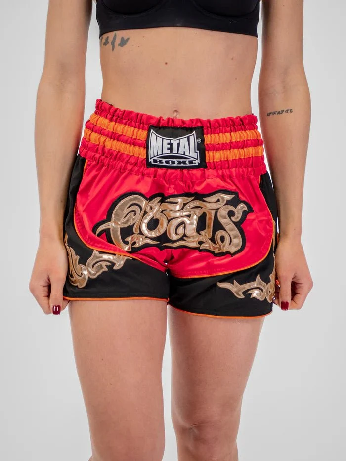 Pantaloncini Muay Thai Donna Metal Boxe Lumpinee | Tradizione e Agilità