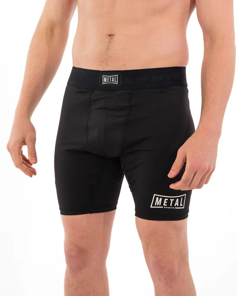 Short di Compressione Uomo Metal Boxe | Supporto e Protezione Integrata