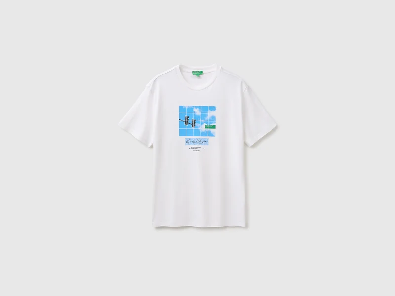 T-shirt regular fit con logo