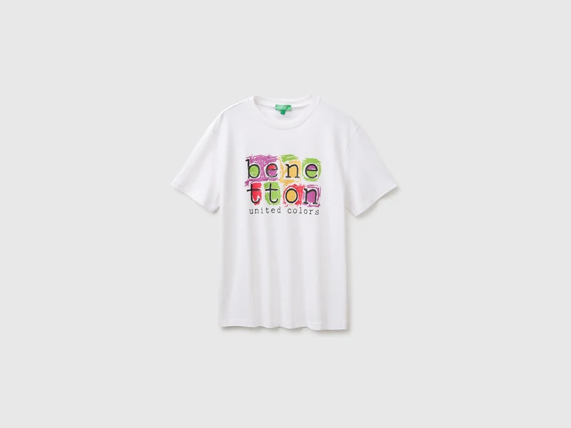 T-shirt regular fit con logo