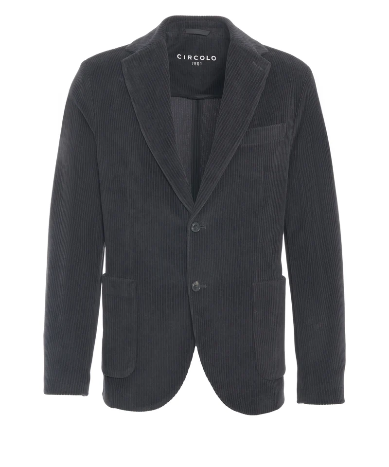 Blazer in velluto a coste
