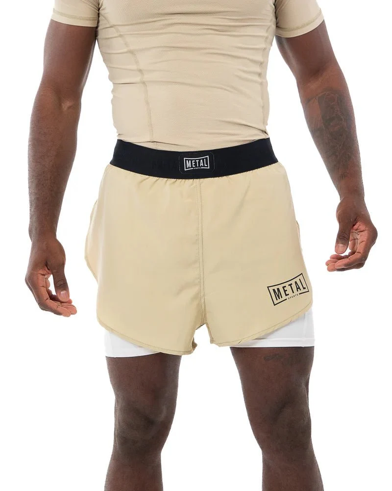 Pantaloncini 2in1 Metal Boxe con Compressione | Leggerezza e Supporto Totale