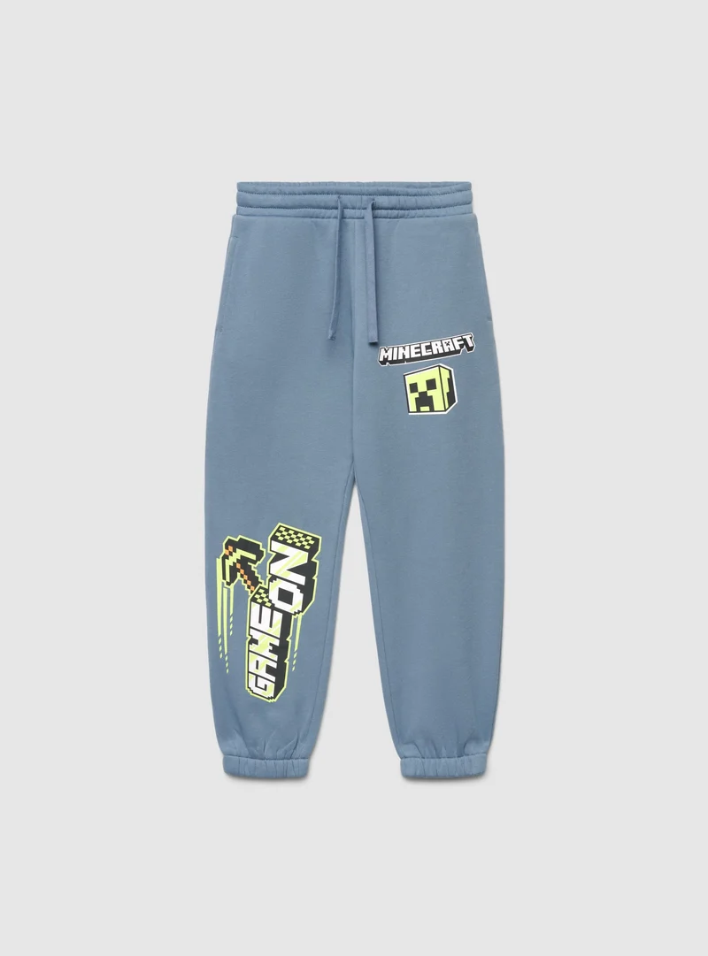 Pantaloni tuta lunghi con stampa Minecraft®