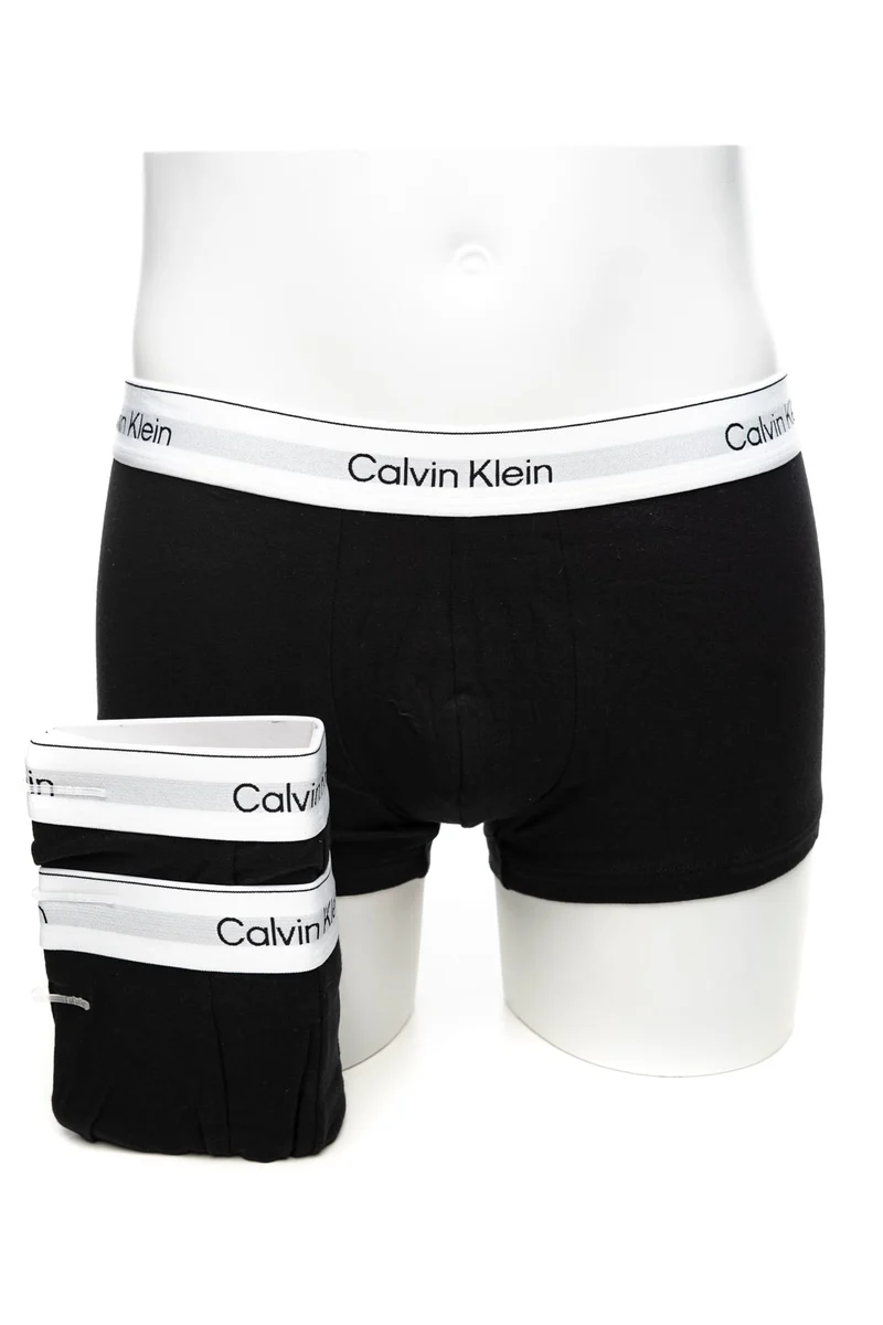 Boxer Calvin Klein Low Rise Trunks 3 Pack Icon Cotton Nero