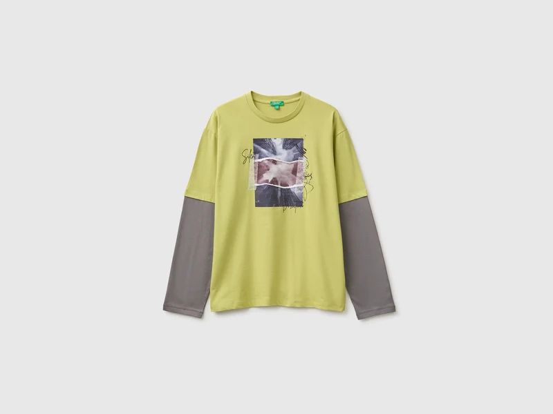 T-shirt over fit in cotone bio