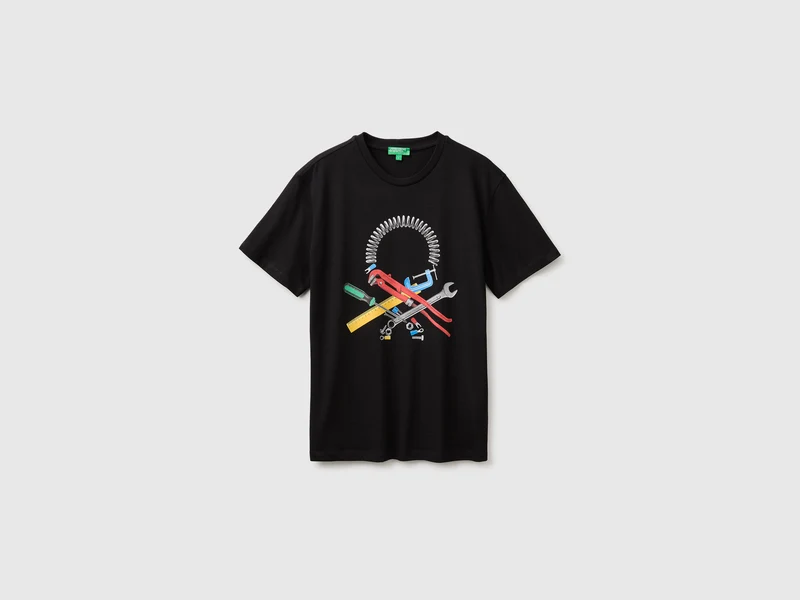 T-shirt regular fit con logo