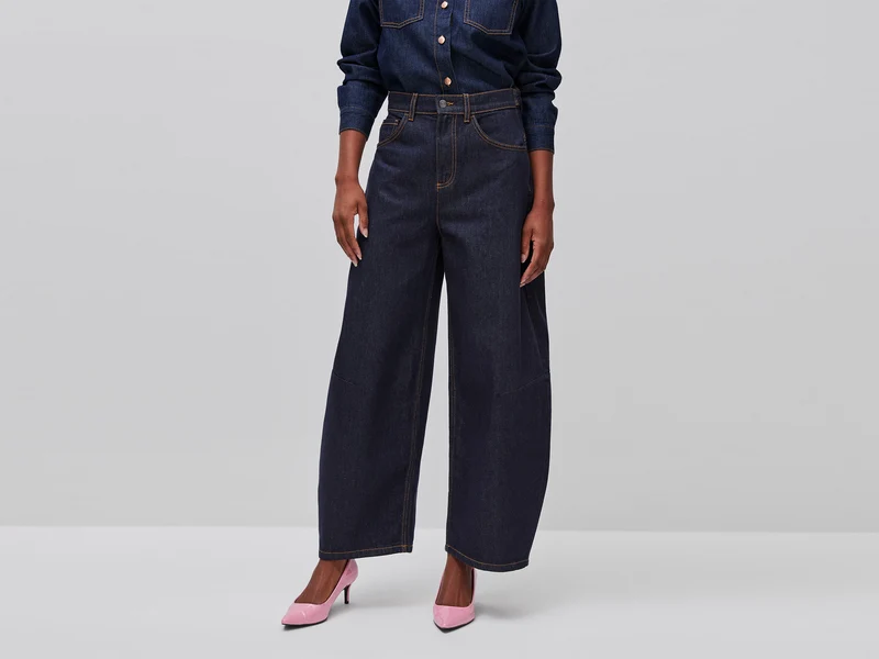 Jeans barrel fit