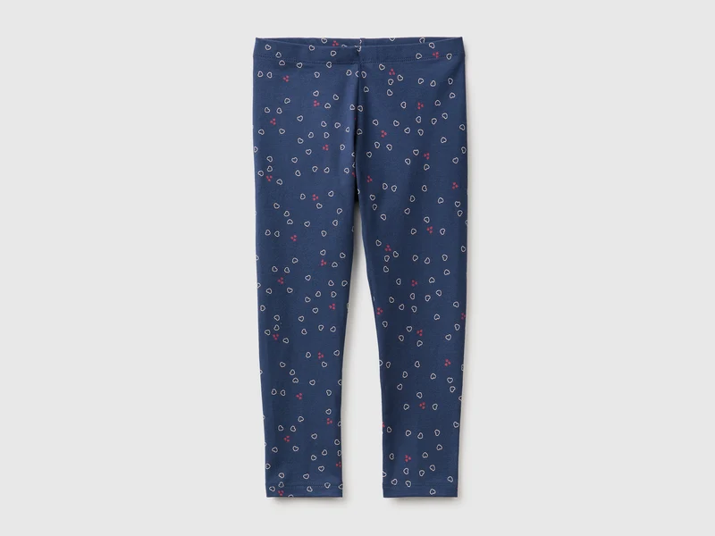 Leggings fantasia in cotone stretch