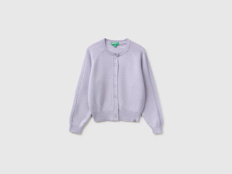 Cardigan in misto lana