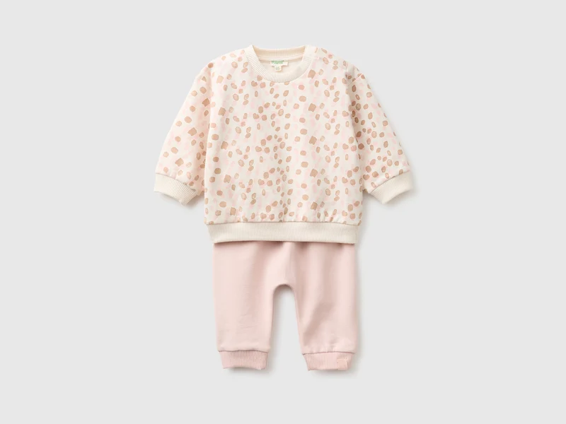 Completo in felpa stretch