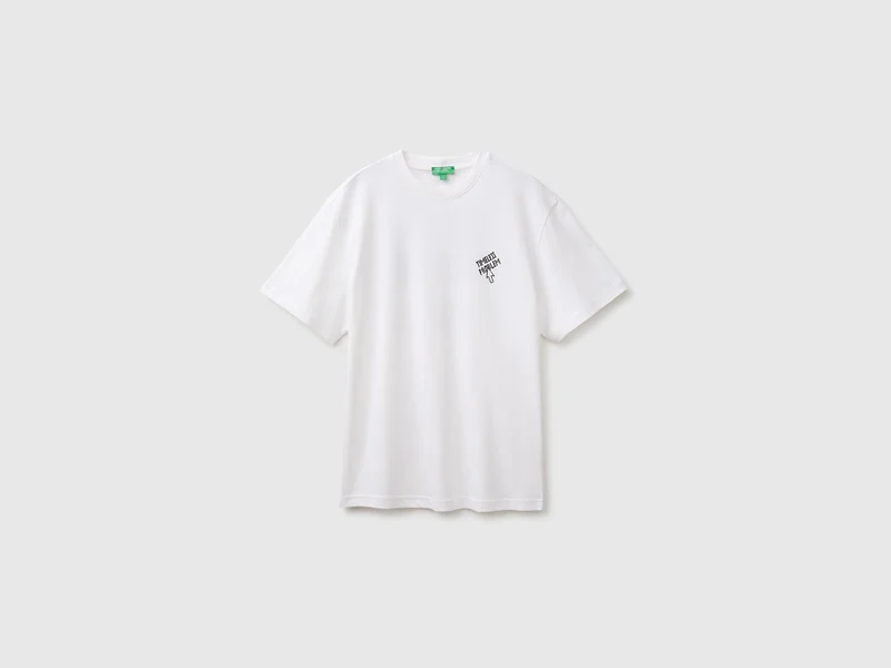 T-shirt relaxed fit con stampa