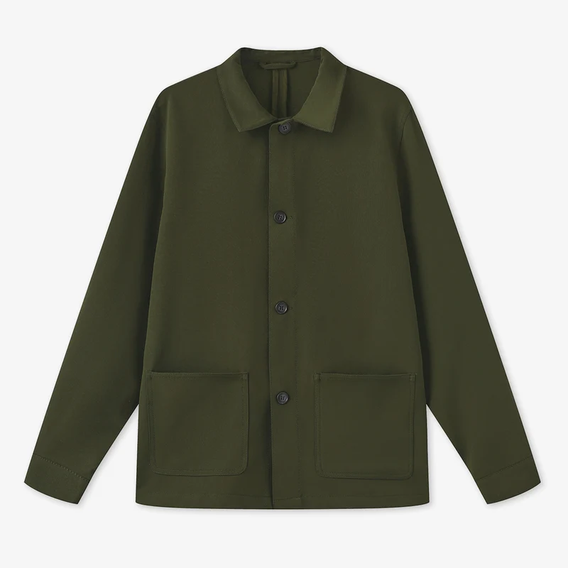 Veste worker stretch vert kaki Waël