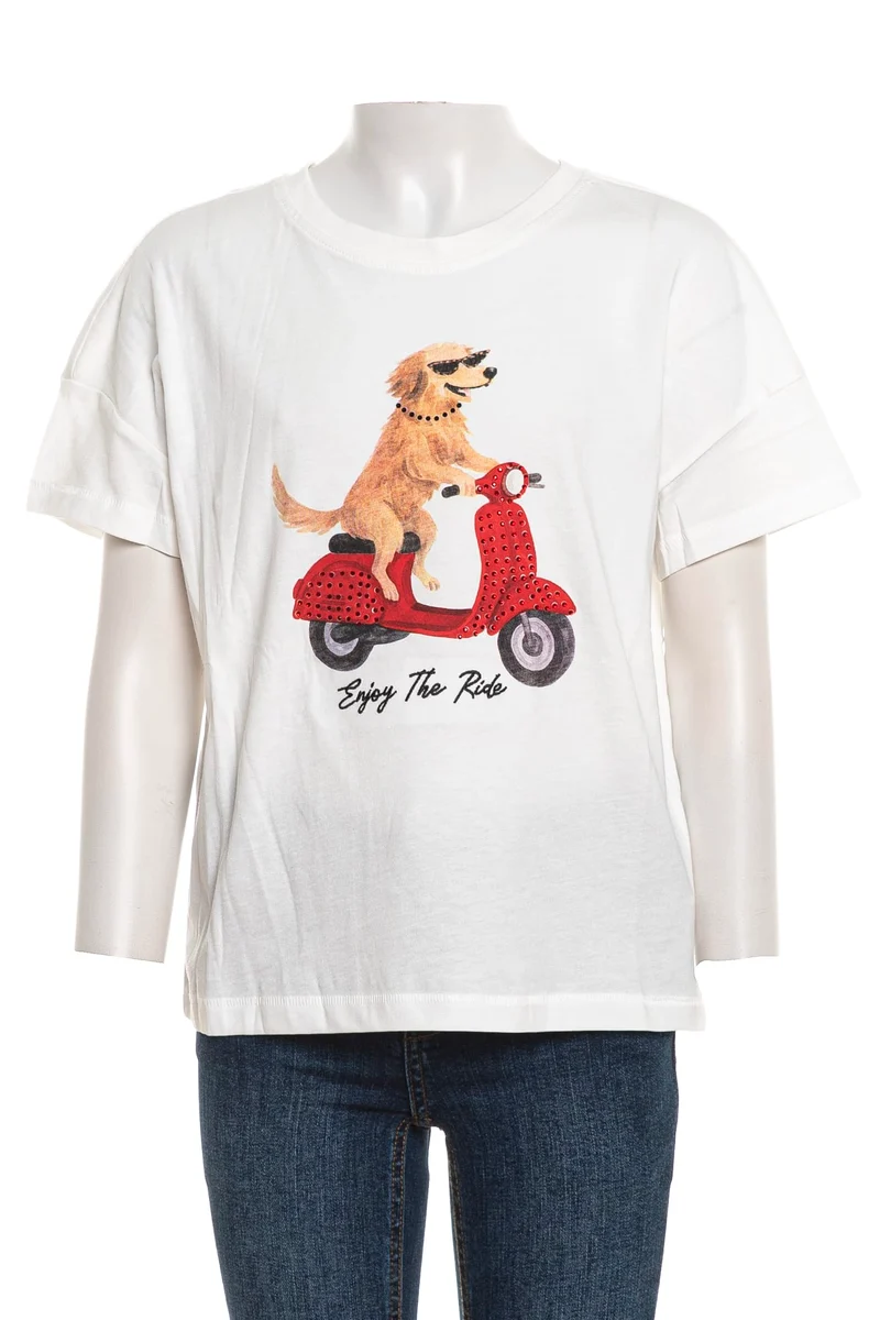 T Shirt Kids Only Baria Da Bambina Latte