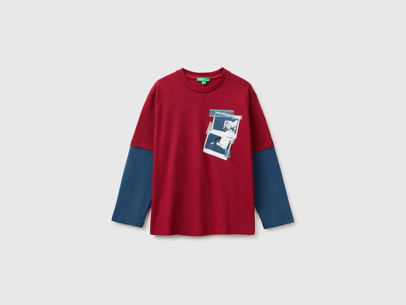 T-shirt over fit in cotone bio