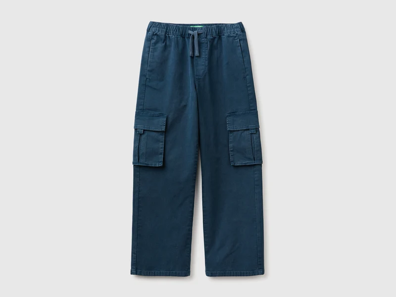 Pantaloni cargo con coulisse