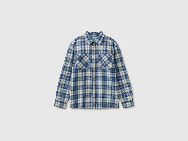Camicia a quadri over fit