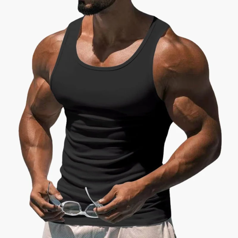 Men's Athletic Sleeveless Breathable Tank Top
