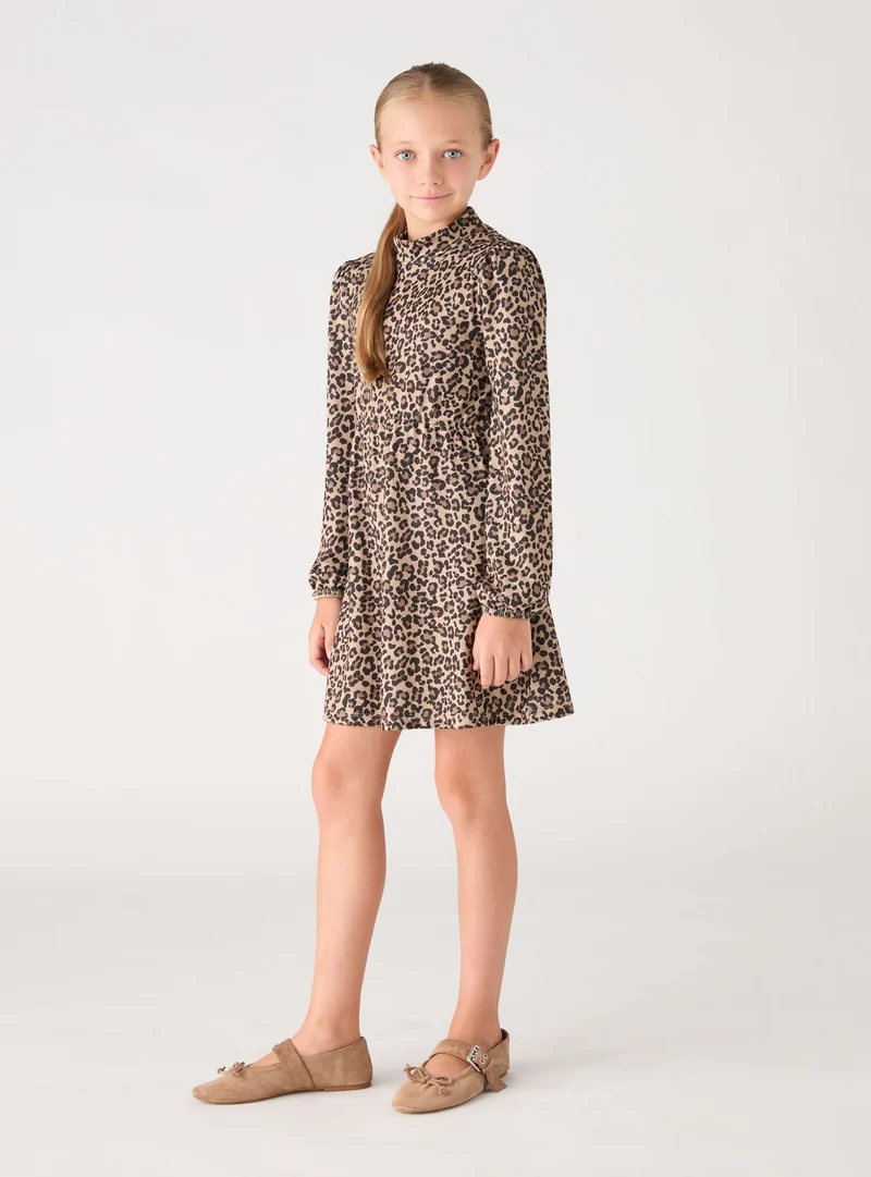 Vestito con stampa animalier