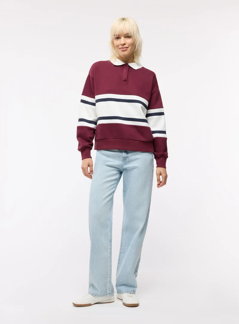 Jeans straight a vita alta
