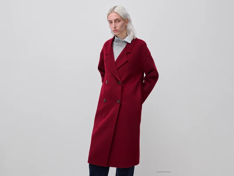 Cappotto lungo doppiopetto