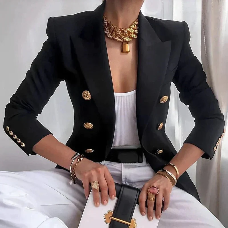 Liam | Women's Stylish Double-Button Blazer