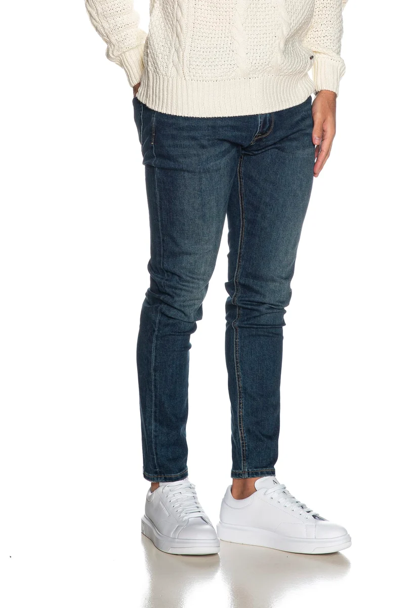Jeans Gianni Lupo Bruce Da Uomo Denim Dark Blu
