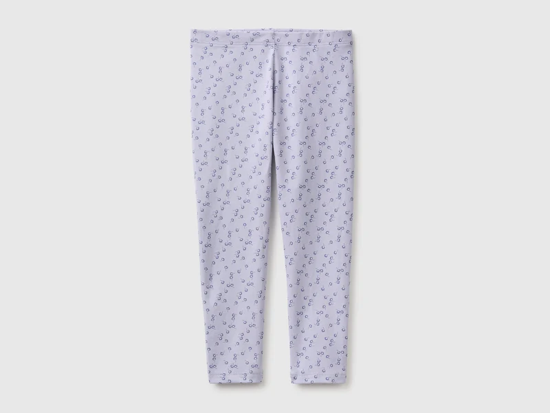 Leggings fantasia in cotone stretch