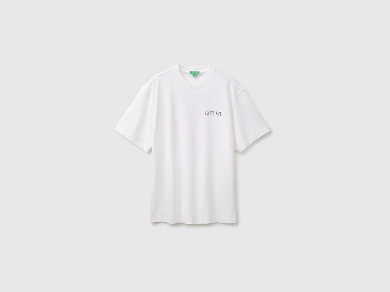 T-shirt relaxed fit con stampa